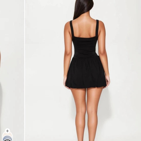 Bianca Bubble Mini Dress - Black - Picture 3 of 3